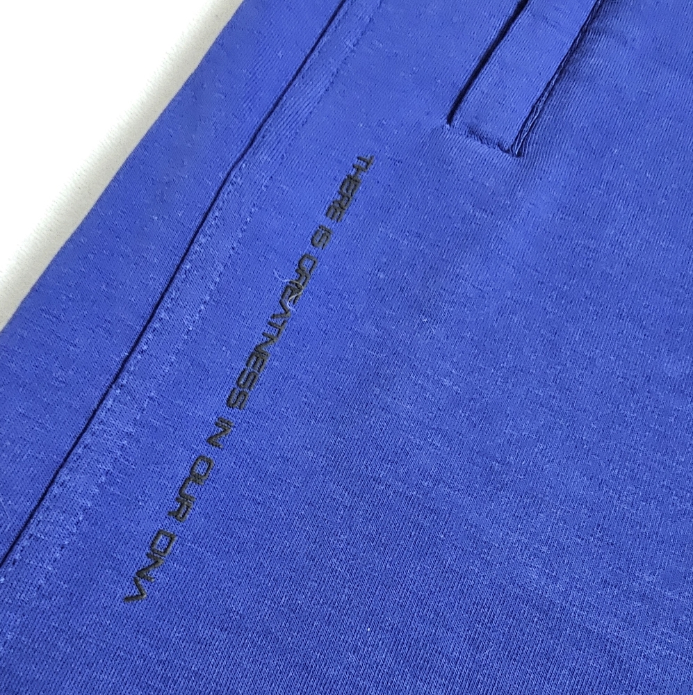Mens Actively Black Athleisure Shorts Royal Blue Size M New With Tag - Picture 13 of 15
